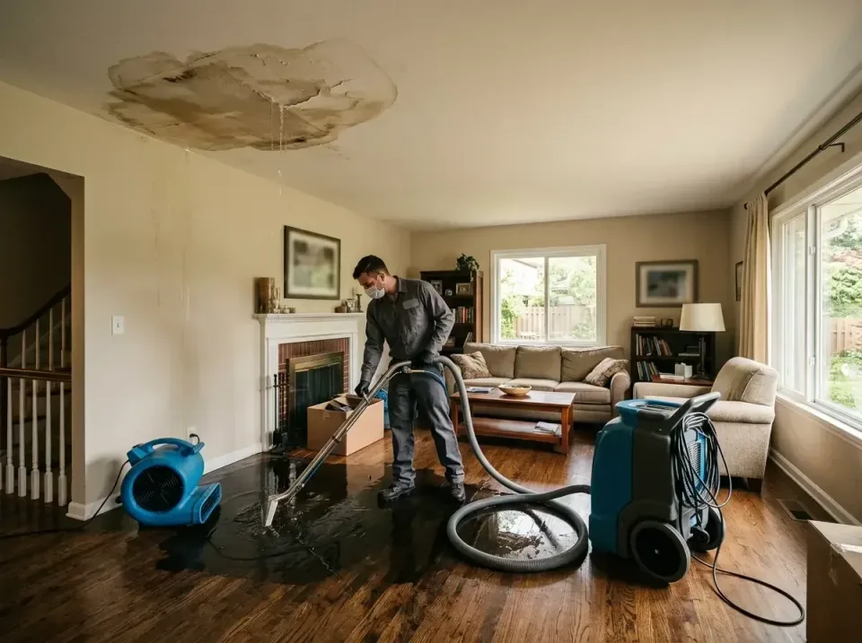 attic-pipe-burst-ceiling-drip-008 — frequently asked questions, Water Damage Restoration & Carpet Care in Jamestown, NC